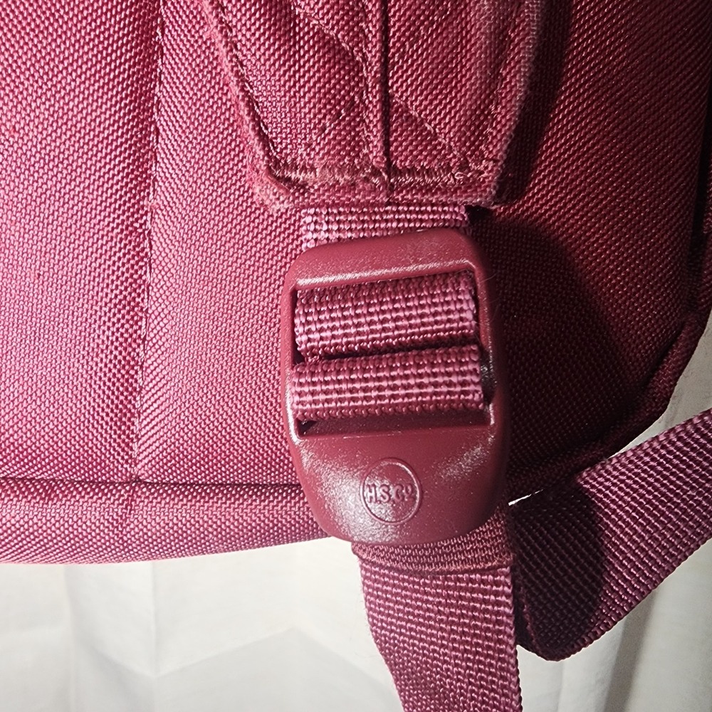 Herschel Supply Settlement Backpack Maroon/Burgundy Laptop Preowned Unisex 15" - Picture 4 of 16